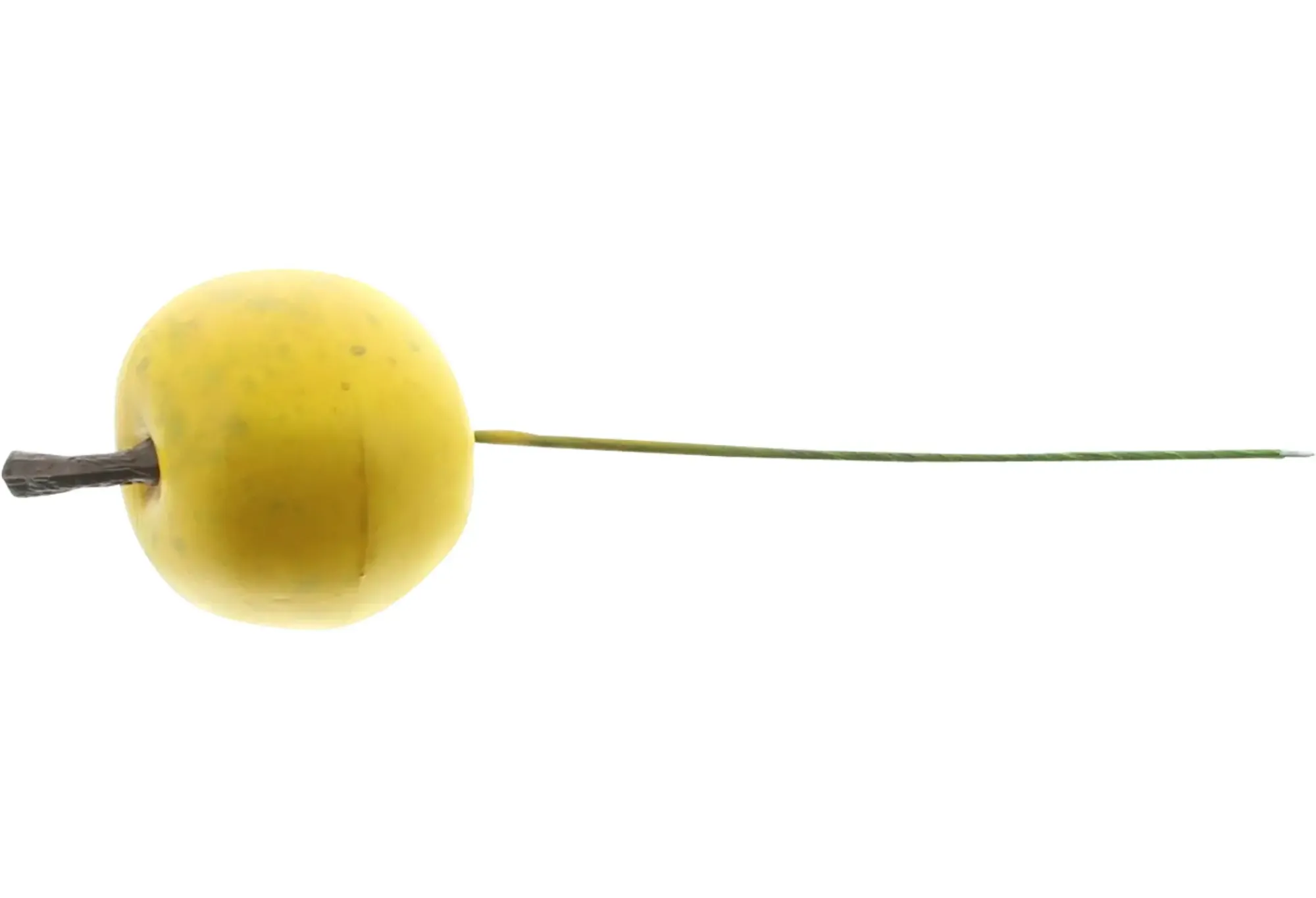 Herbstliche Streuer & Stecker|Zubehör Für Adventskränze|Frank Handels GmbH & Co. KG Mini-Apfel "Gelb", 24er Set