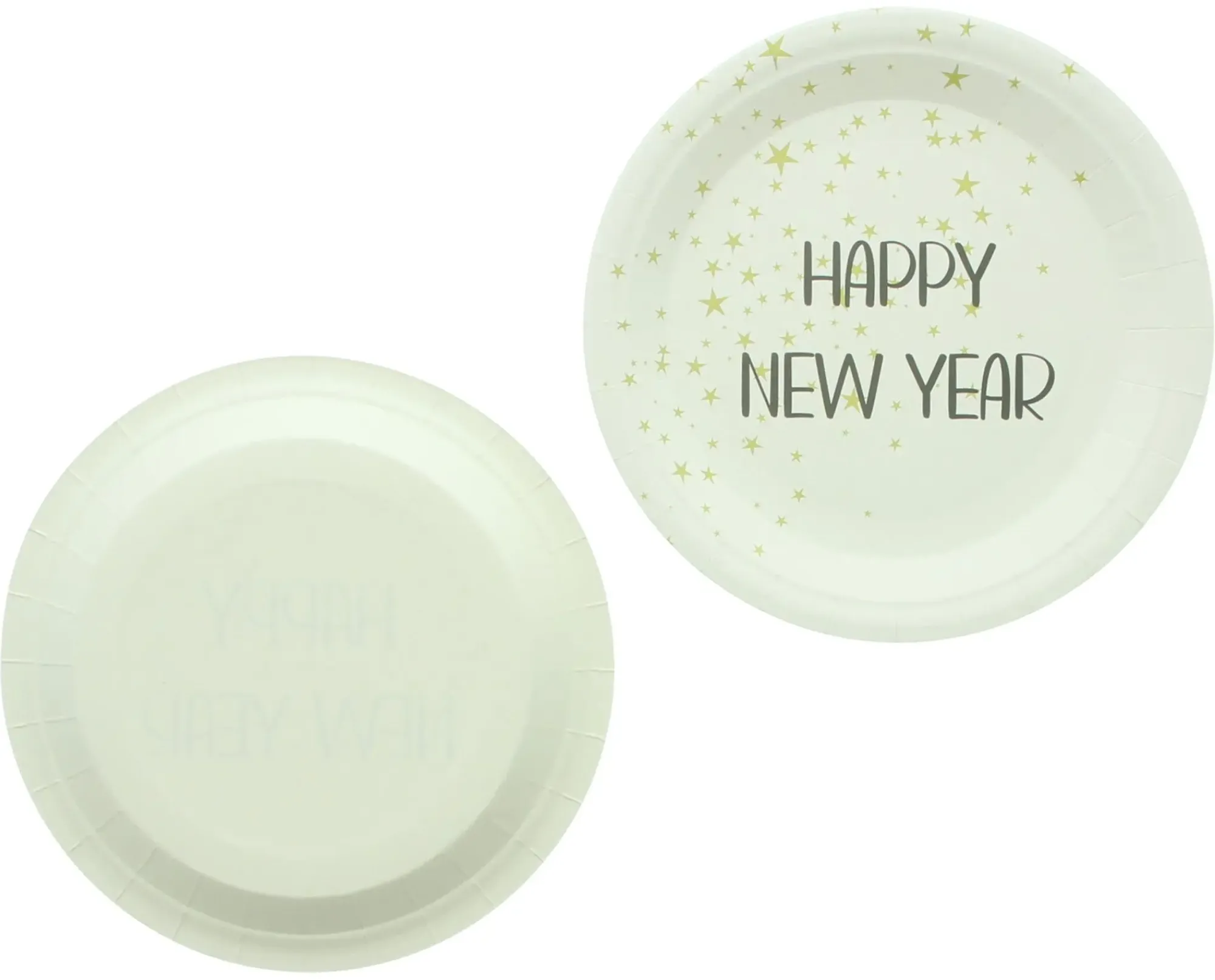 Küche|Frank Handels GmbH & Co. KG Pappteller "Silvester", 16er Set