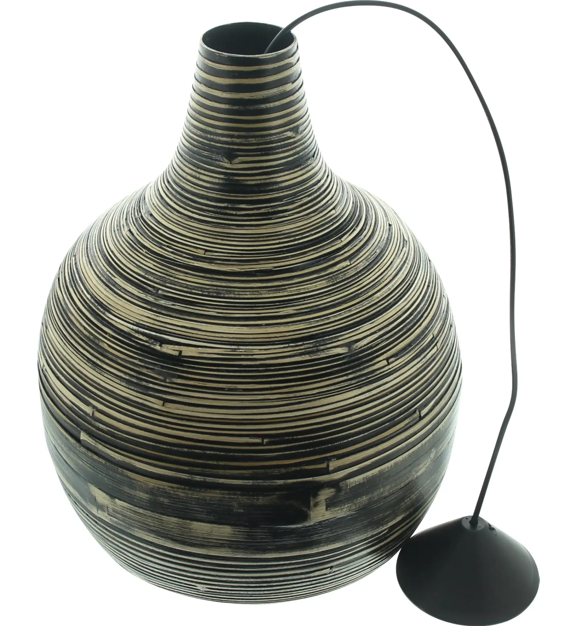 Wohnzimmer|Lampen & Lampenschirme|Frank Handels GmbH & Co. KG Pendelleuchte "Black Bamboo"