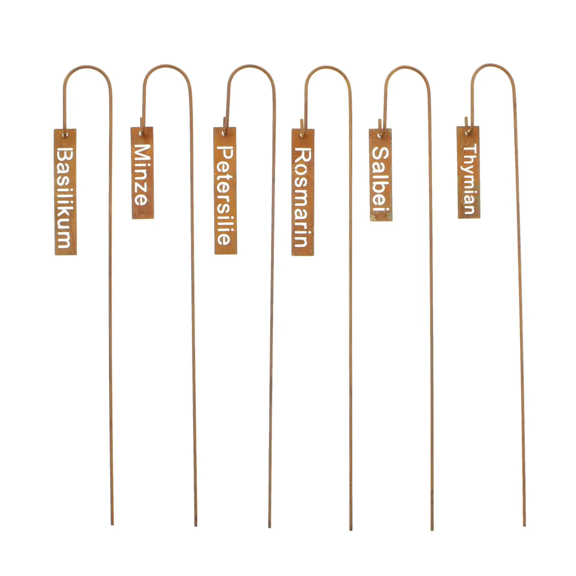 Gartenstecker|Frank Handels GmbH & Co. KG Pflanzenstecker "Kräuter", 6er Set