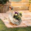 Pflanztöpfe|Gartenfiguren|Frank Handels GmbH & Co. KG Pflanzer "Gänsepaar"