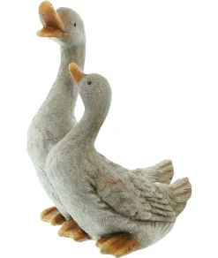 Pflanztöpfe|Gartenfiguren|Frank Handels GmbH & Co. KG Pflanzer "Gänsepaar"