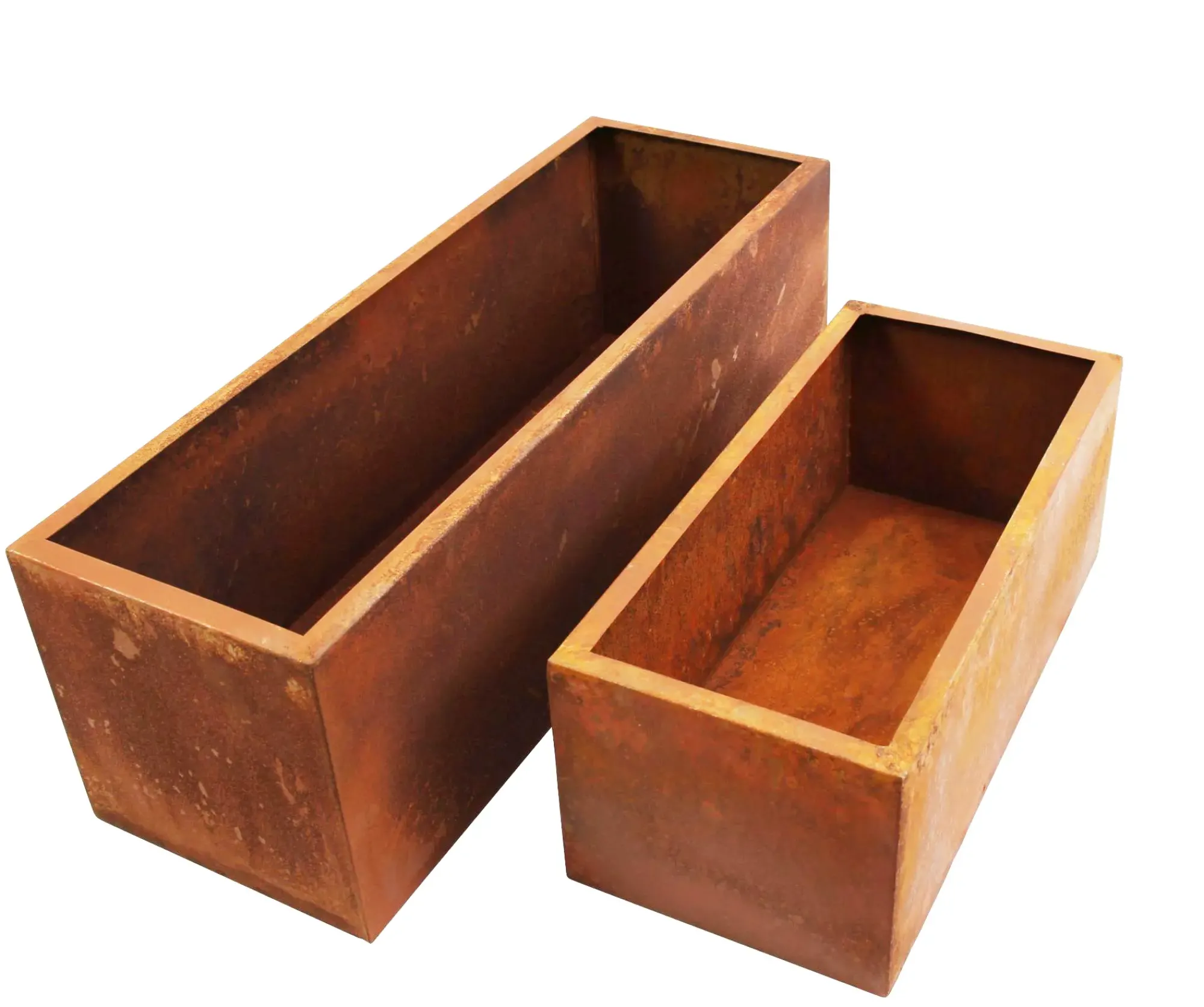Pflanztöpfe|Frank Handels GmbH & Co. KG Pflanzer "Rost", 2er Set