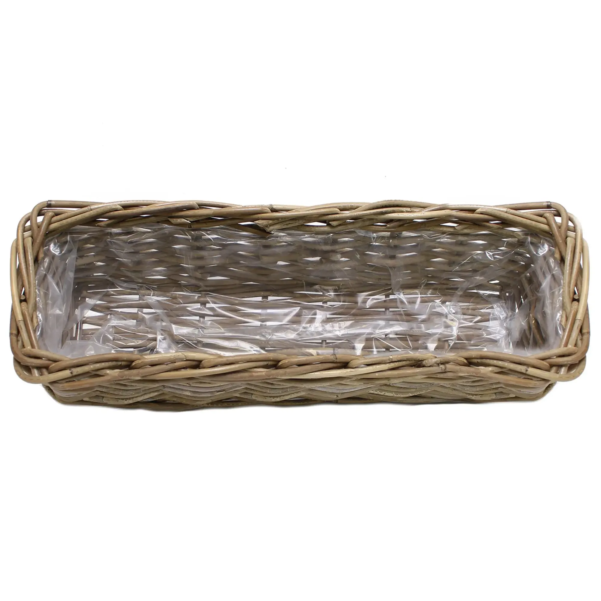 Herbstgarten|Pflanzkörbe|Frank Handels GmbH & Co. KG Pflanzkasten "Rattan", groß