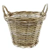 Herbstgarten|Pflanzkörbe|Frank Handels GmbH & Co. KG Pflanzkorb "Rattan", klein