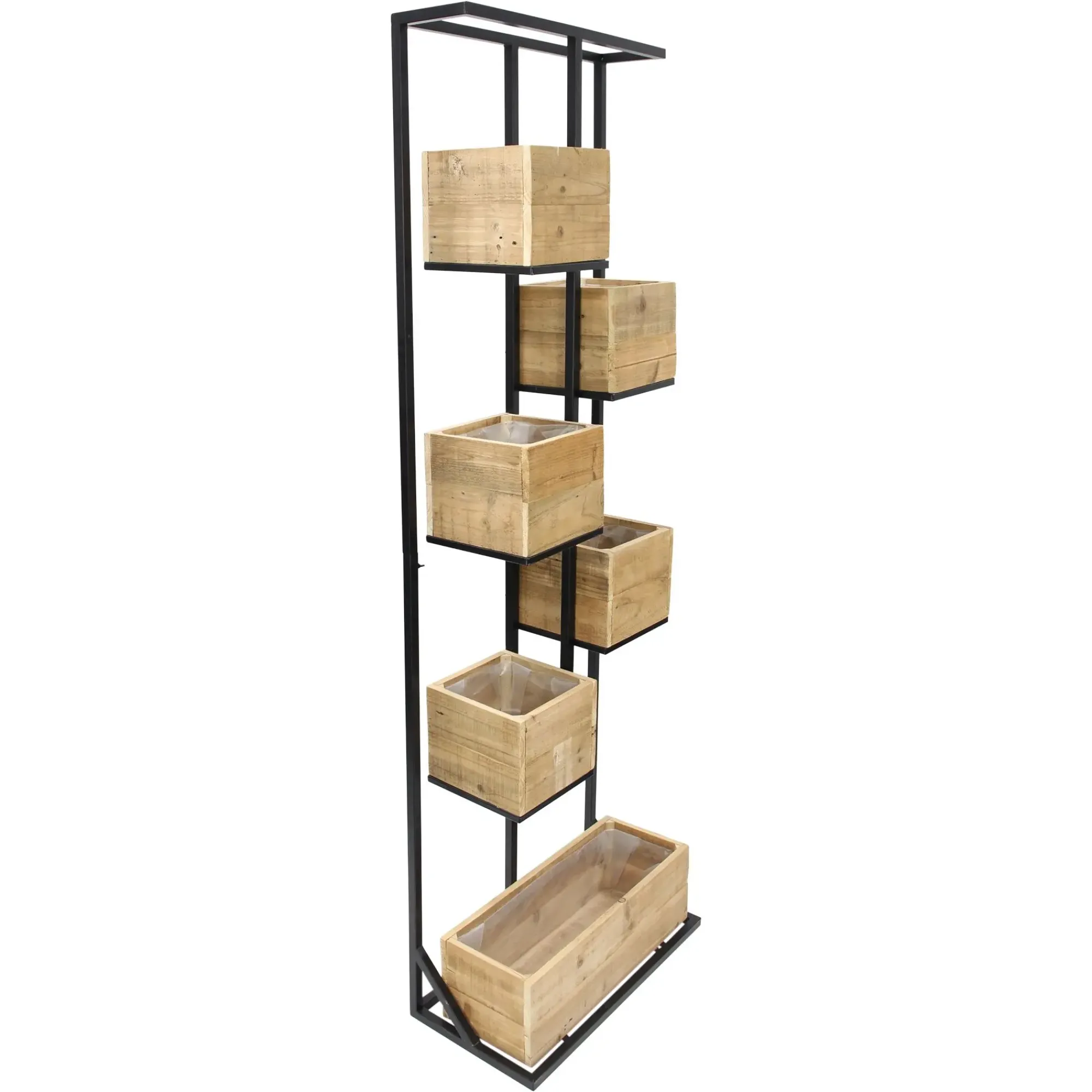 Regale Für Den Garten|Pflanztöpfe|Frank Handels GmbH & Co. KG Pflanzregal "Recycling Wood"