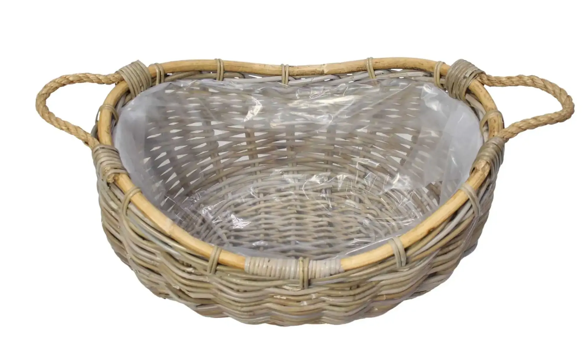 Pflanzkörbe|Weihnachtliche Gartendeko|Frank Handels GmbH & Co. KG Pflanzschiff "Rattan"