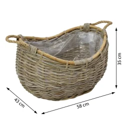 Pflanzkörbe|Weihnachtliche Gartendeko|Frank Handels GmbH & Co. KG Pflanzschiff