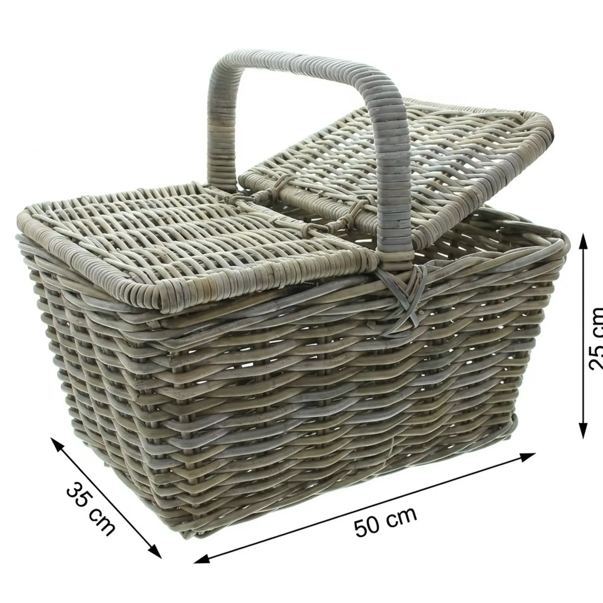 Küche|Frank Handels GmbH & Co. KG Picknickkorb "Rattan"