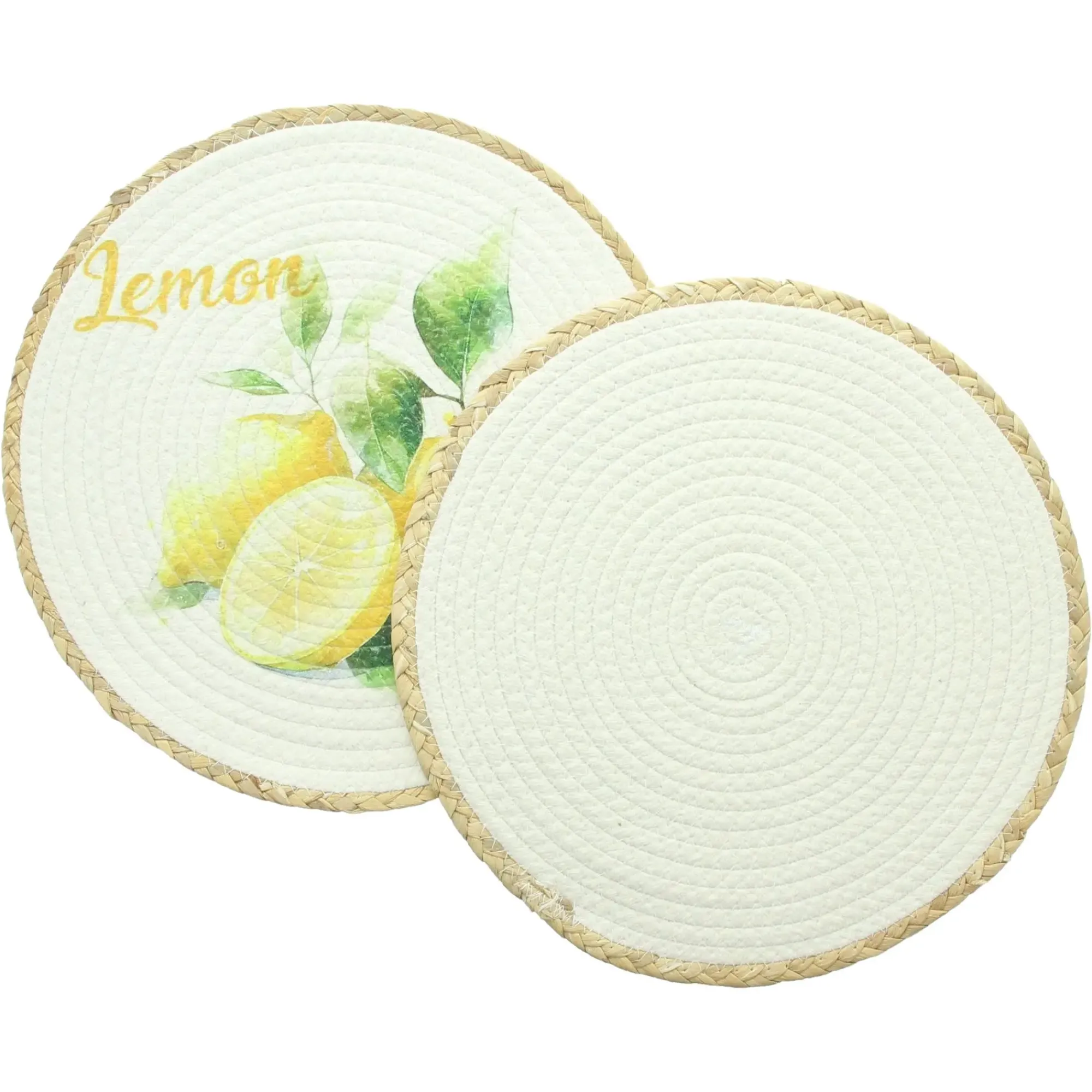 Tischsets|Frank Handels GmbH & Co. KG Platzmatte "Lemon", 2er Set