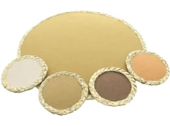 Tischsets|Herbstliche Tischwäsche|Frank Handels GmbH & Co. KG Platzset "Naturfarben", 8tlg.