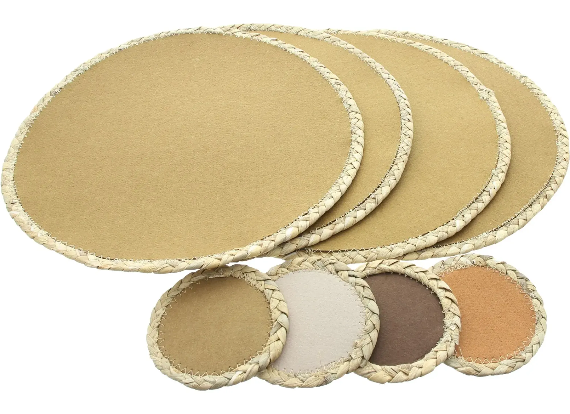 Tischsets|Herbstliche Tischwäsche|Frank Handels GmbH & Co. KG Platzset "Naturfarben", 8tlg.