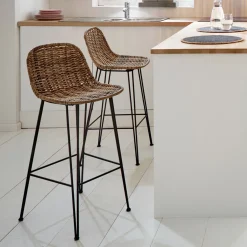 Sessel & Stühle|Küche|Frank Handels GmbH & Co. KG Rattanbarstuhl 