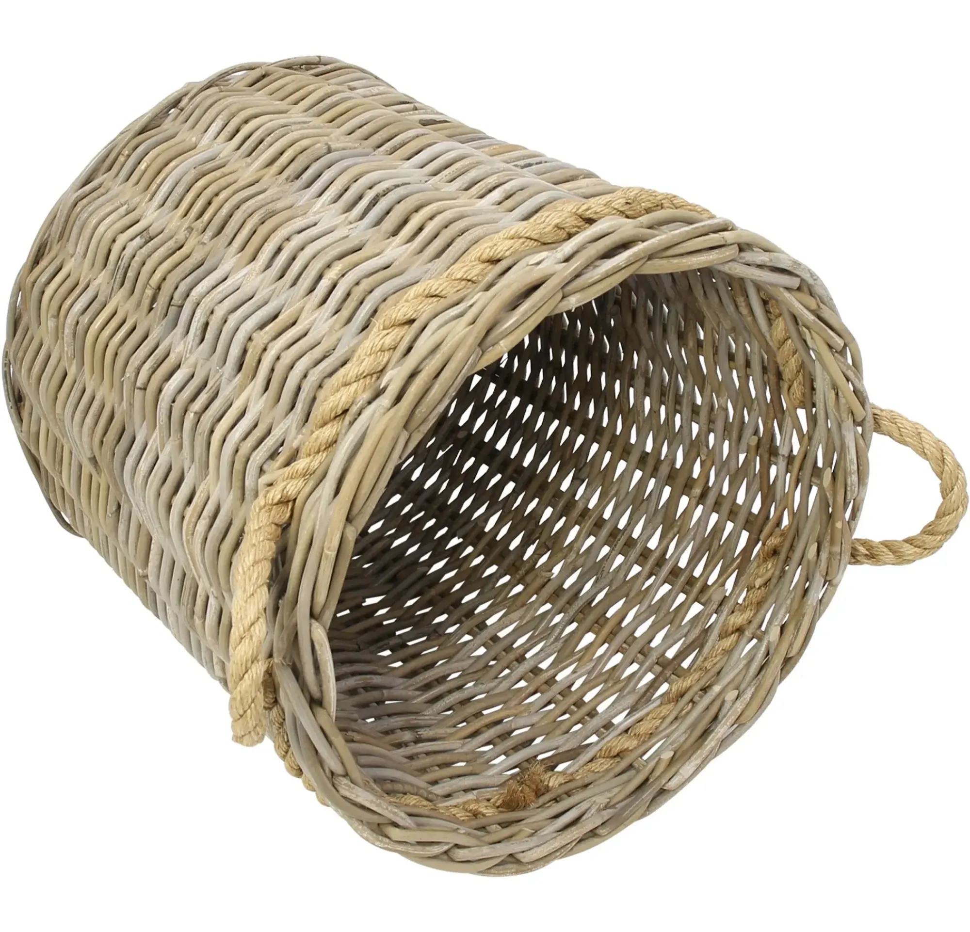 Füllkörbe & Universalkörbe|Chalet & Hütte|Frank Handels GmbH & Co. KG Rattankorb "Koboo-Grey"