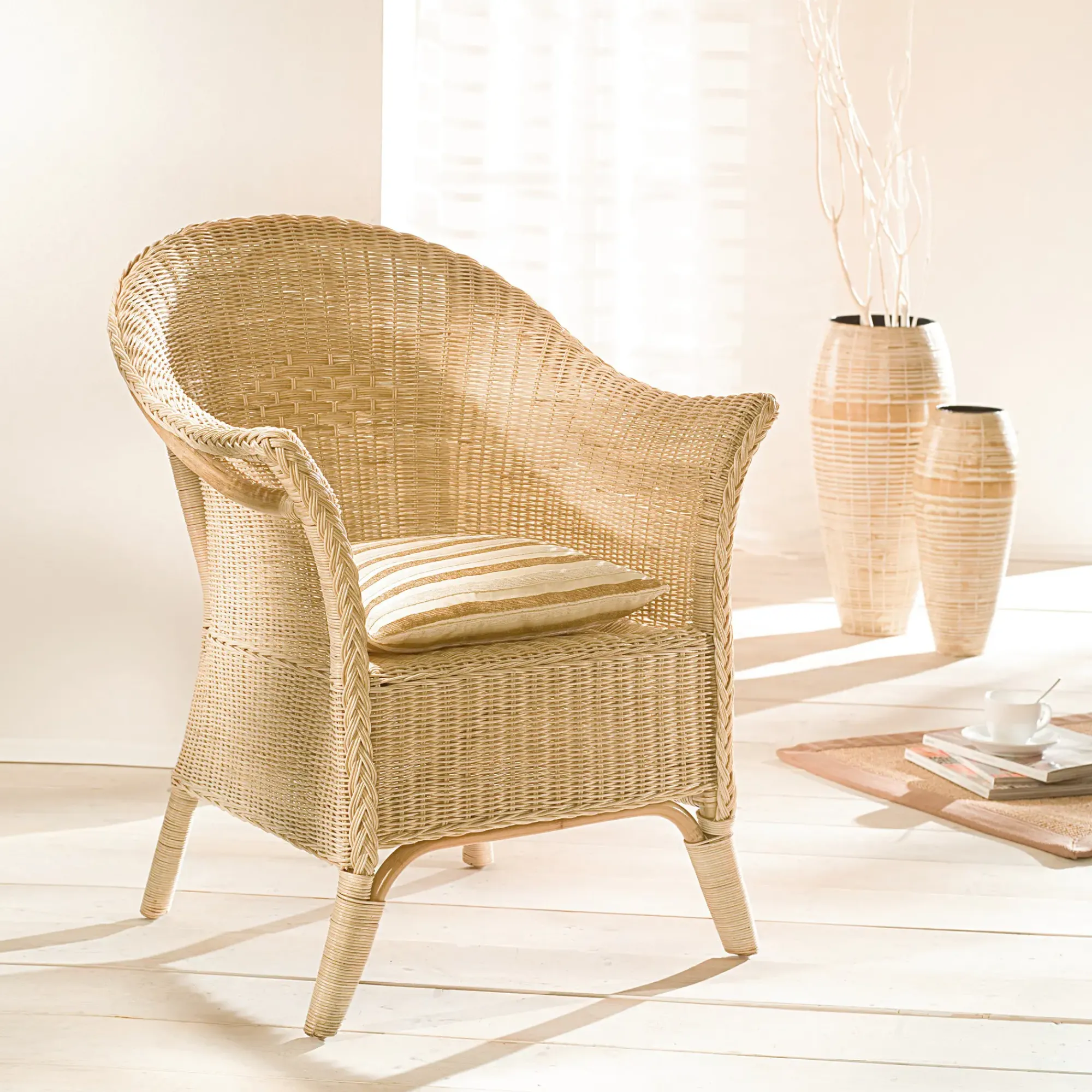 Sessel & Stühle|Flechtmöbel|Frank Handels GmbH & Co. KG Rattansessel "Cosy"