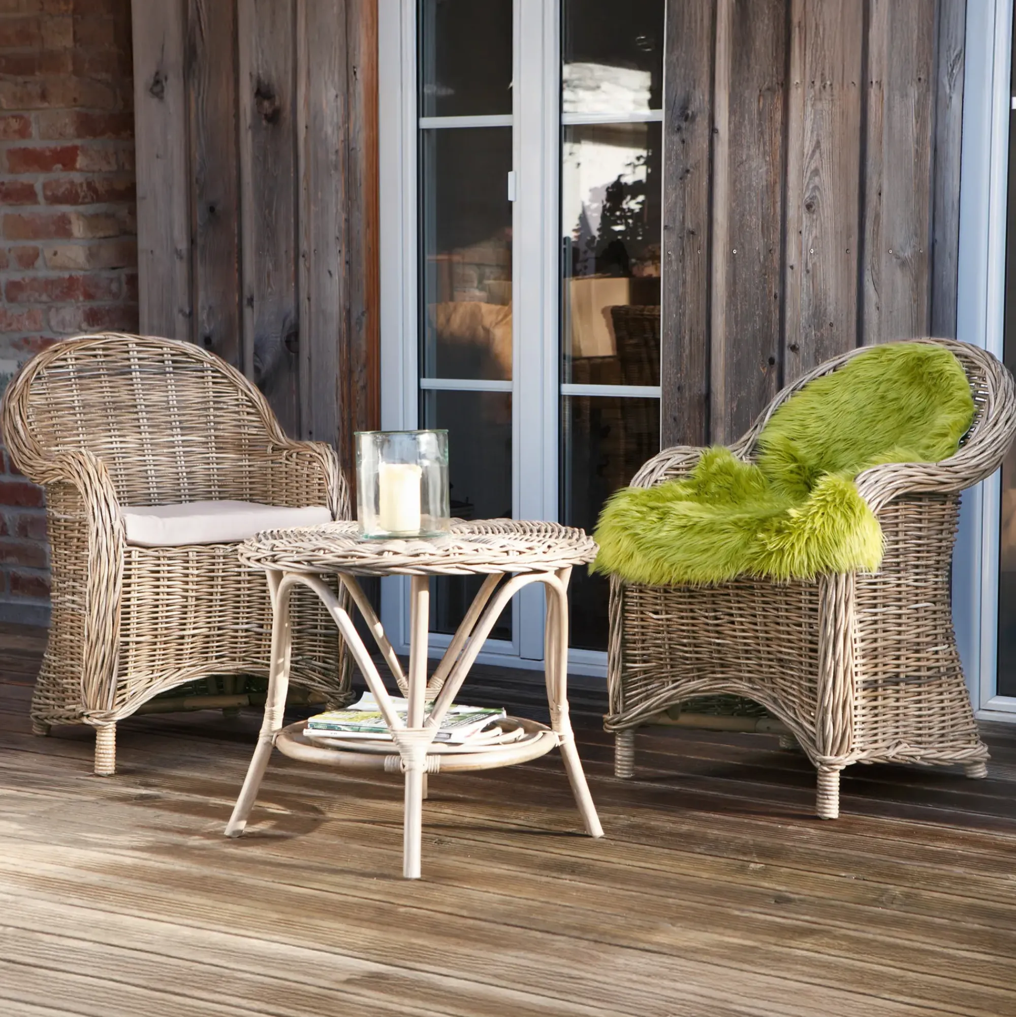 Herbstgarten|Sessel & Stühle|Frank Handels GmbH & Co. KG Rattansessel "Koboo Grey"