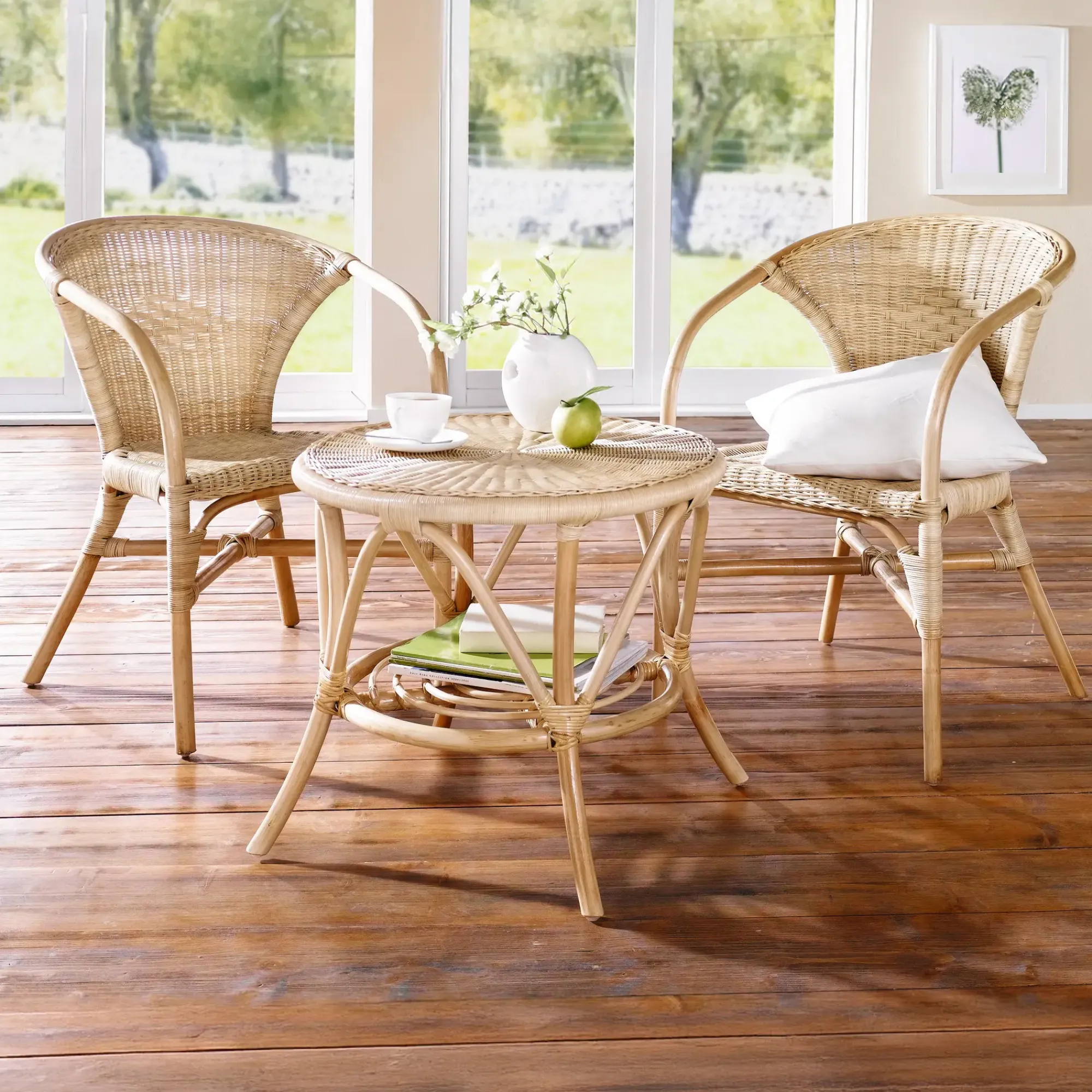 Sessel & Stühle|Flechtmöbel|Frank Handels GmbH & Co. KG Rattansessel "Nature"
