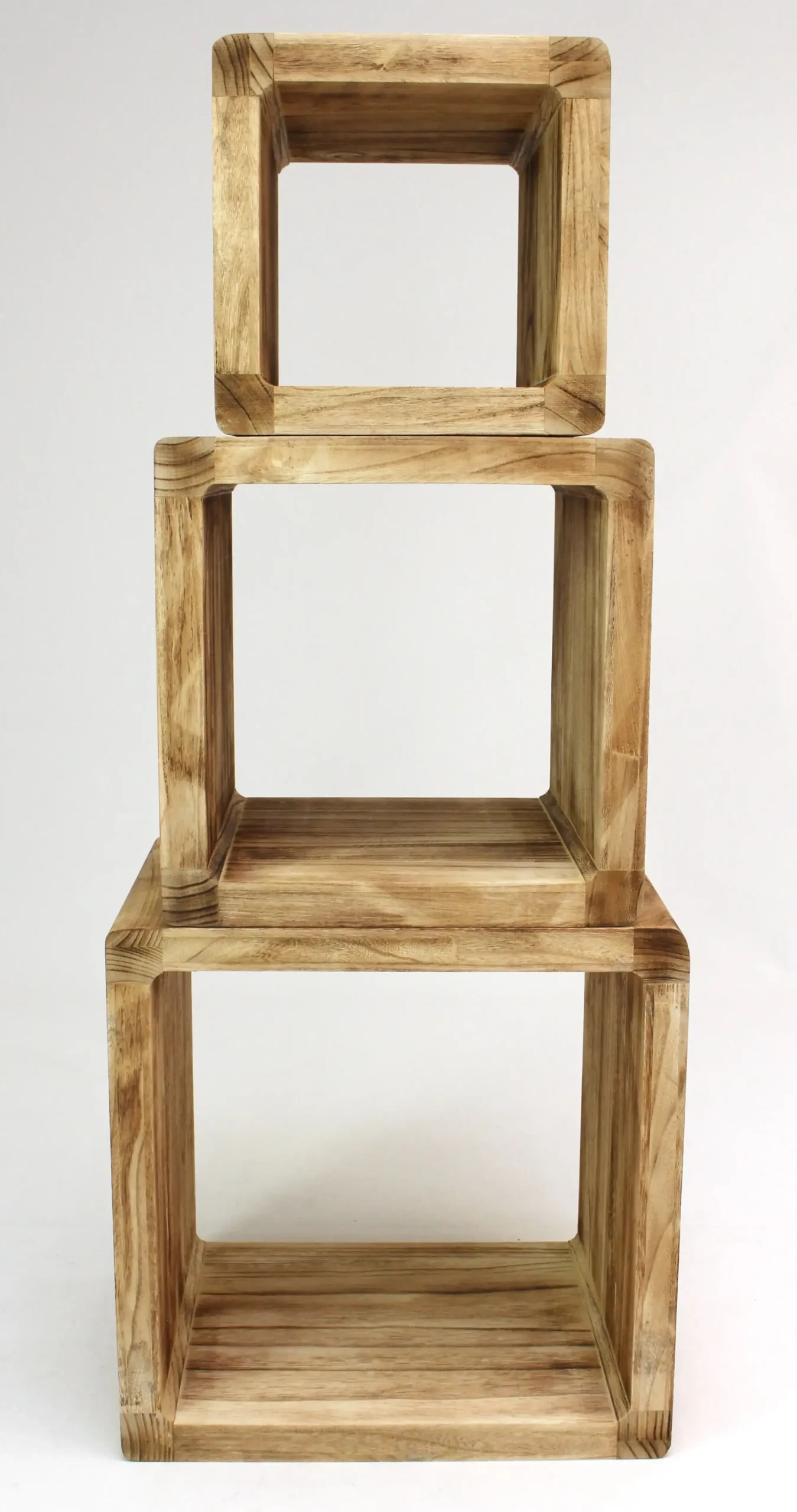 Regale|Frank Handels GmbH & Co. KG Regal-Cubes "Geflammt", 3er Set