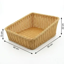 Auslagekörbe & Regalkörbe|Frank Handels GmbH & Co. KG Regalkorb "Poly", 40 x 50 cm