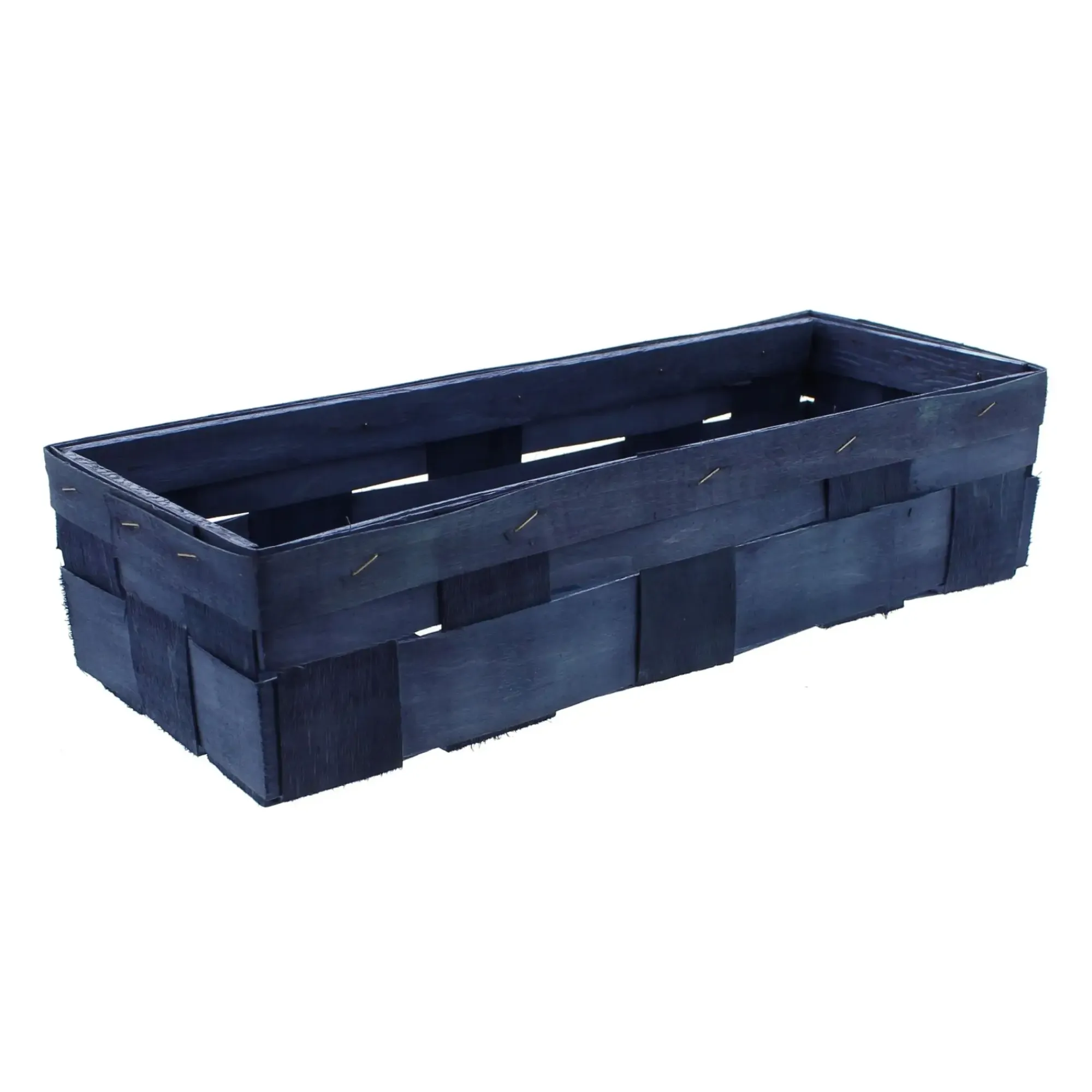 Erntekörbe|Spankörbe|Frank Handels GmbH & Co. KG Schale "Gefärbt", blau