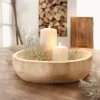 Herbstliche Dekoschalen|Dekoschalen & -Etageren|Frank Handels GmbH & Co. KG Schale "Wood"
