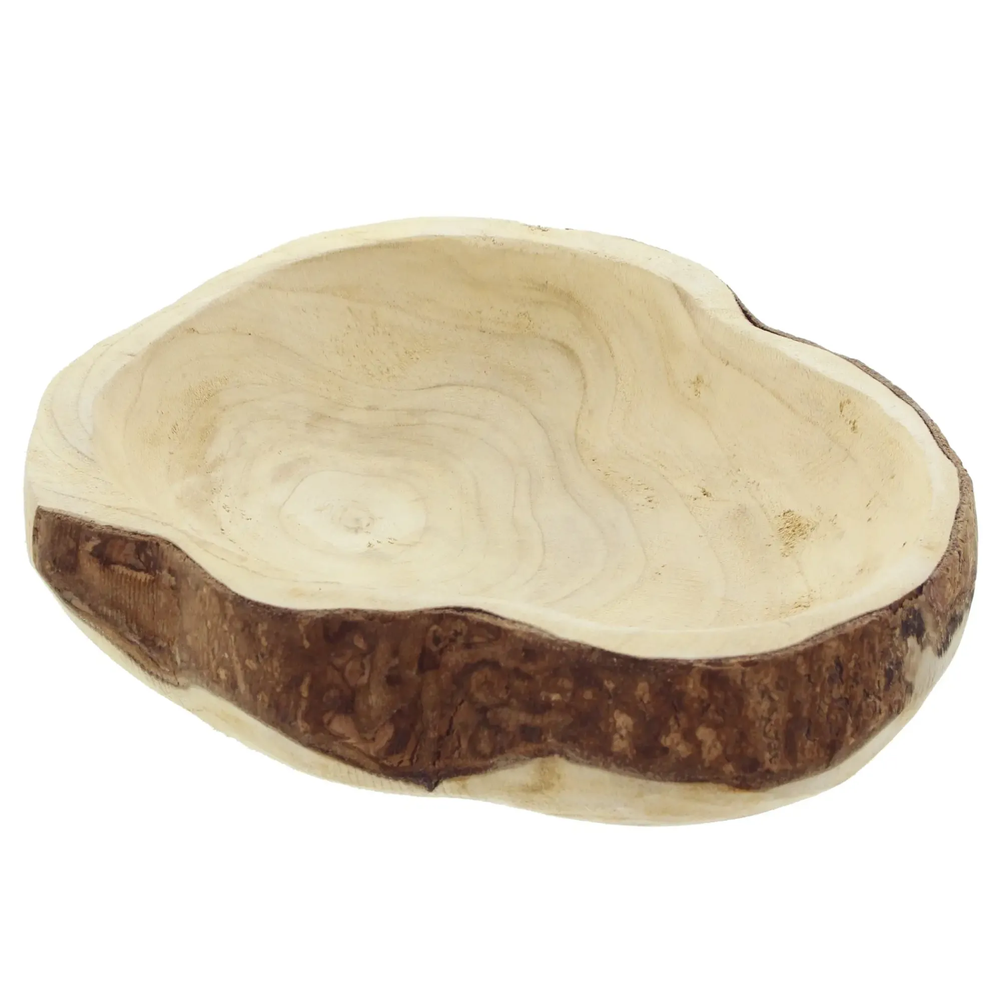 Herbstliche Dekoschalen|Dekoschalen & -Etageren|Frank Handels GmbH & Co. KG Schale "Wood"