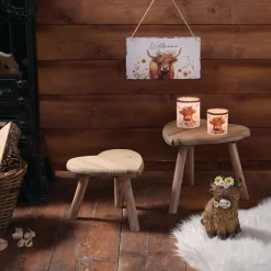 Dekohänger|Chalet & Hütte|Frank Handels GmbH & Co. KG Schild "Stier mit Blumenkranz"