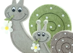 Dekofiguren|Frank Handels GmbH & Co. KG Schnecke "Lovely", 2er Set