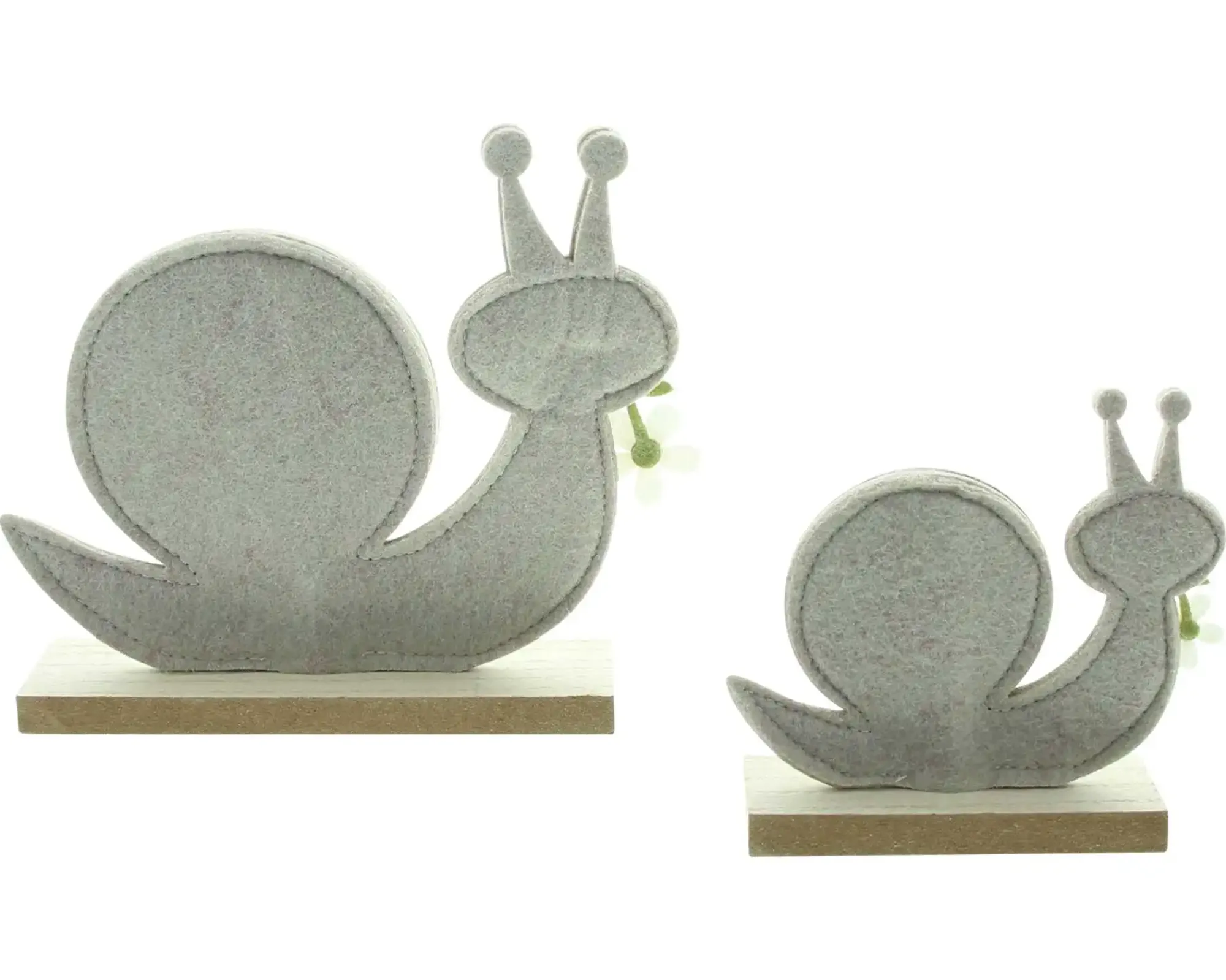 Dekofiguren|Frank Handels GmbH & Co. KG Schnecke "Lovely", 2er Set