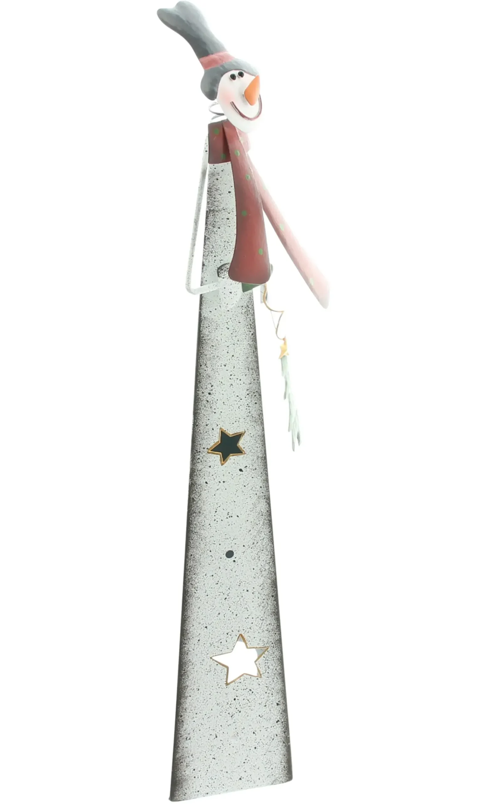 Weihnachtliche Dekofiguren|Figuren Für Den Garten|Frank Handels GmbH & Co. KG Schneemann "Kerzenschein"