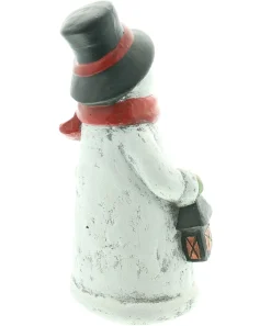 Weihnachtliche Dekofiguren|Frank Handels GmbH & Co. KG Schneemann "Roter Schal"