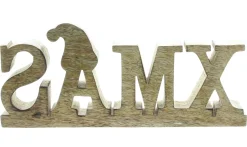 Weihnachtliche Dekofiguren|Sterne|Frank Handels GmbH & Co. KG Schriftzug "XMAS" mit Zipfelmütze