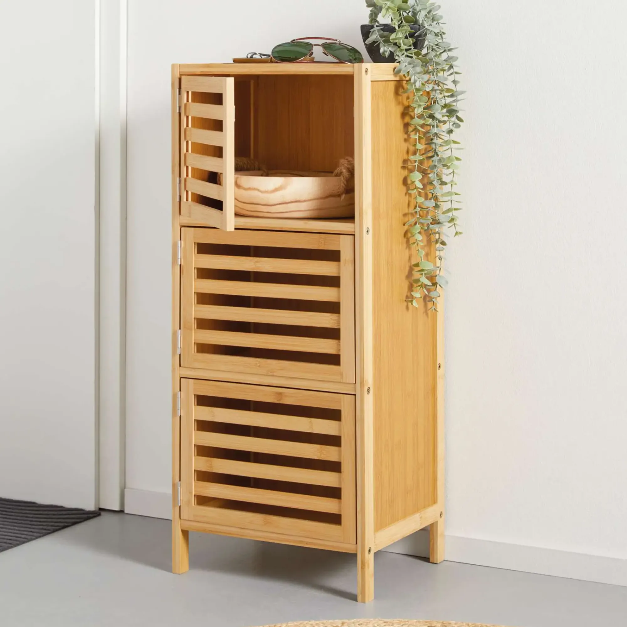 Wohnzimmer|Badezimmer|Frank Handels GmbH & Co. KG Schränkchen "Bambus"