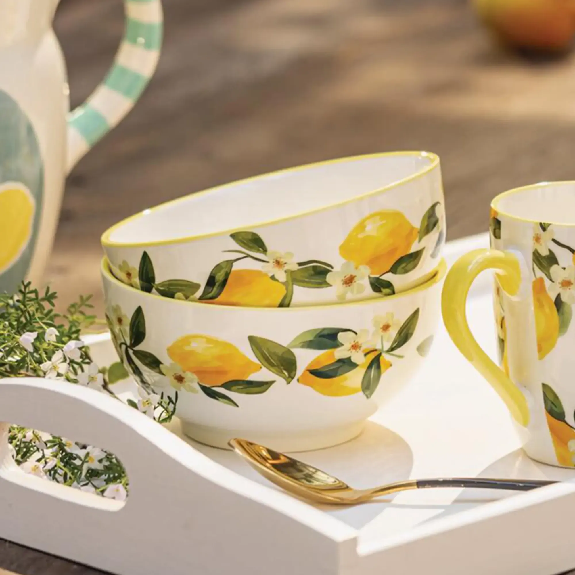 Geschirr|Frank Handels GmbH & Co. KG Schüssel "Summer Feeling", 2er Set