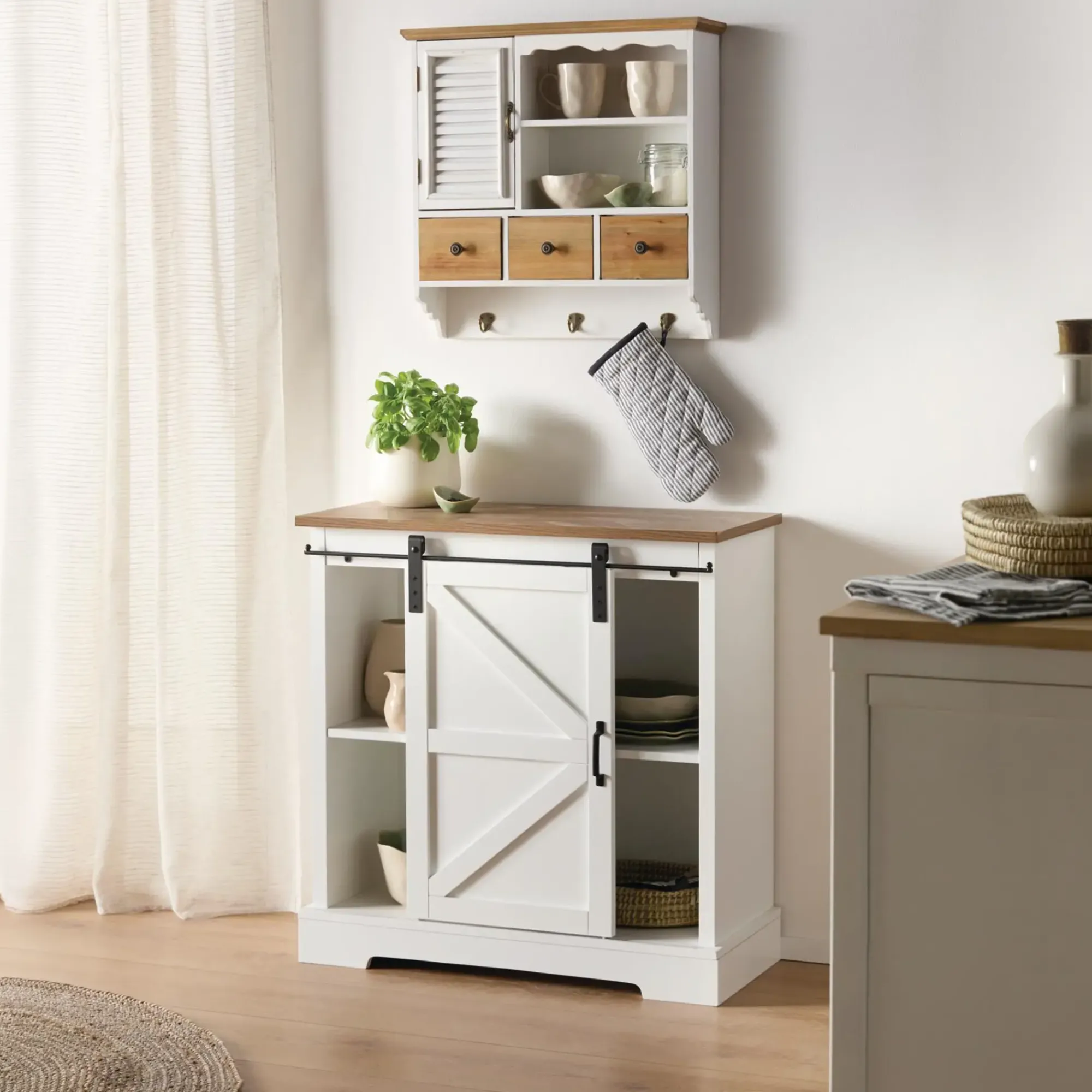 Wohnzimmer|Esszimmer|Frank Handels GmbH & Co. KG Sideboard "Landhaus"