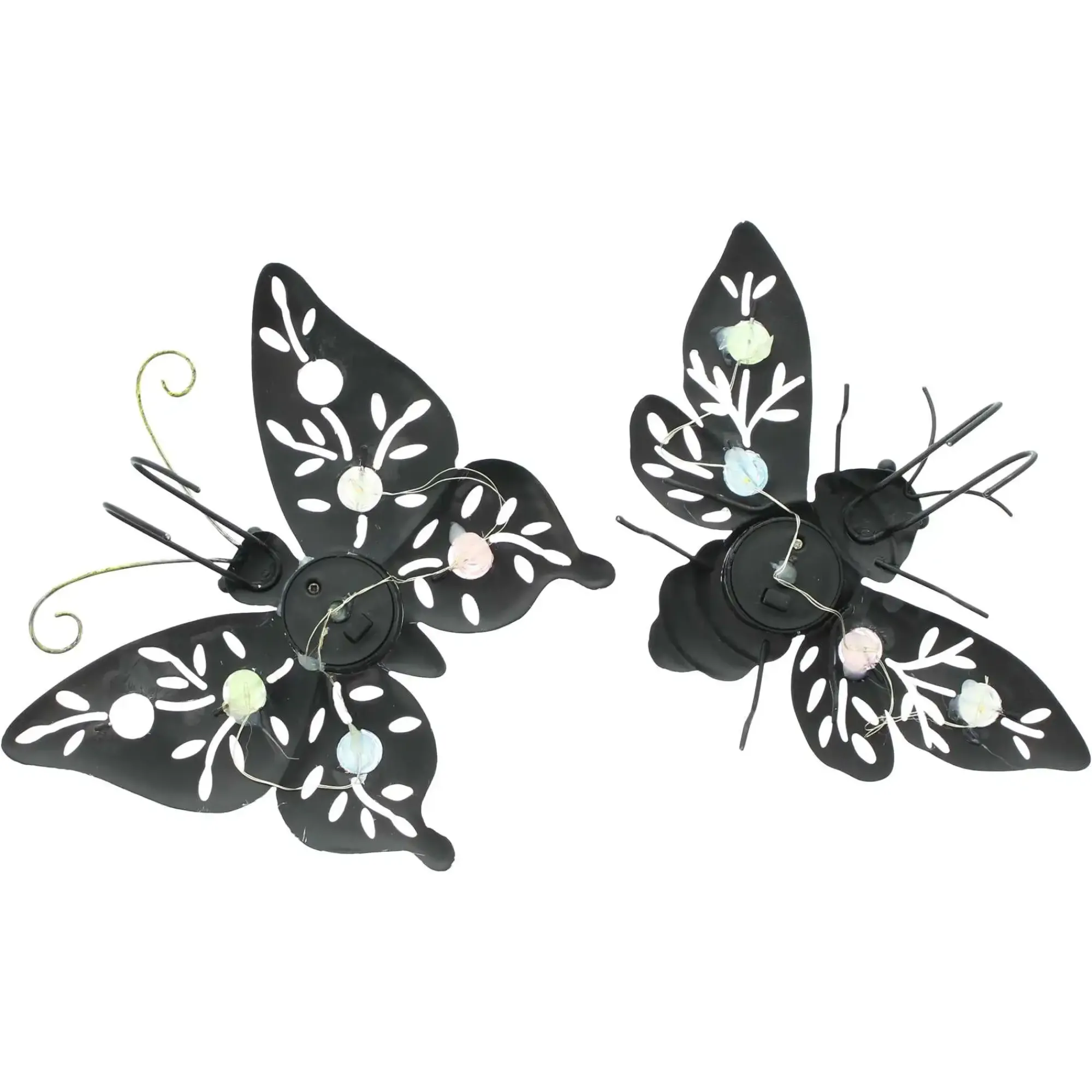 Led-Leuchthänger|Led-Dekoobjekte|Frank Handels GmbH & Co. KG Solar-Deko "Butterfly & Beetle", 2er Set