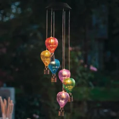 Gartendeko|Solar-Beleuchtung|Frank Handels GmbH & Co. KG Solar-Mobile "Heißluftballons"