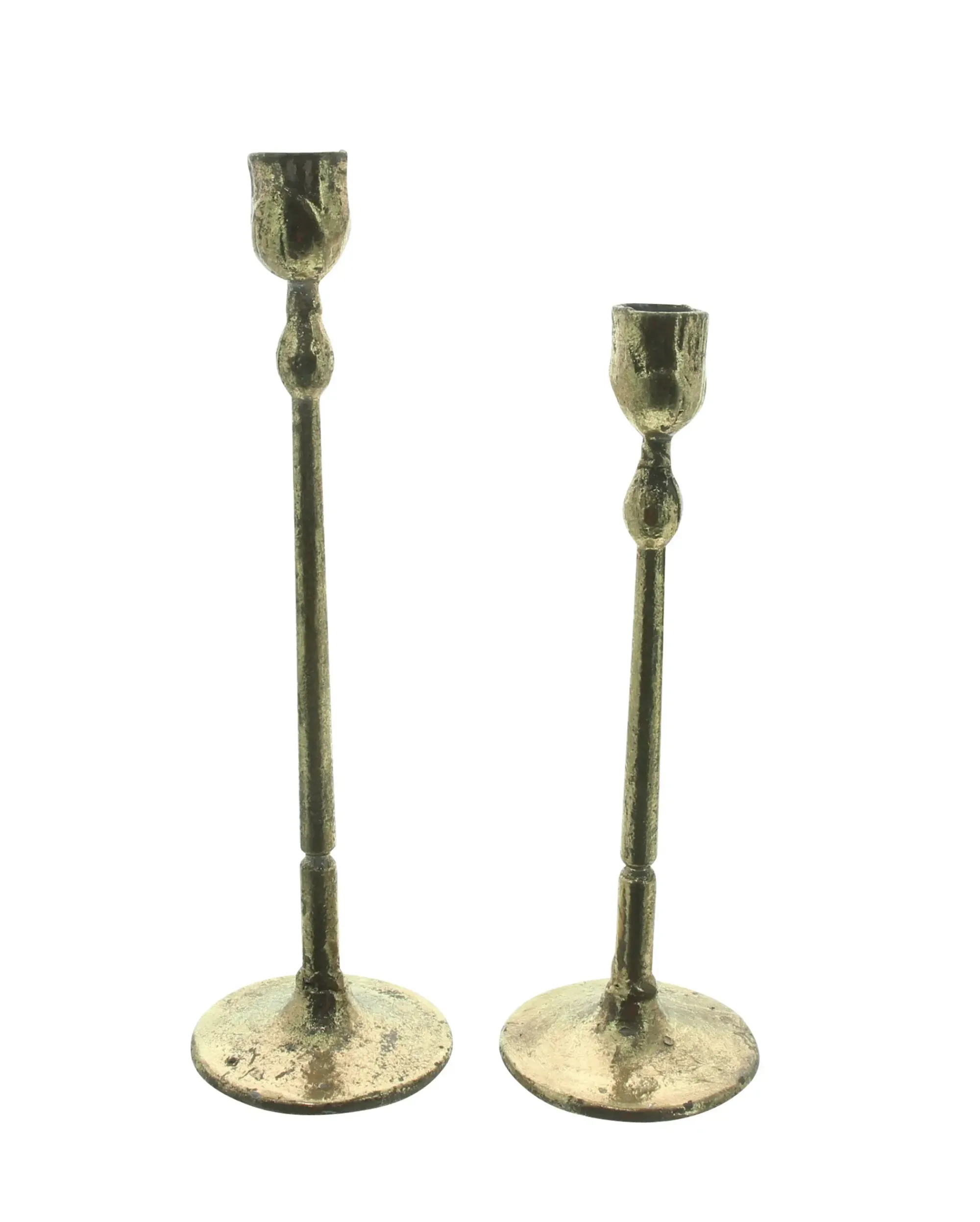 Kerzenhalter|Weihnachtslichter|Frank Handels GmbH & Co. KG Stabkerzenhalter "Gold", 2er Set