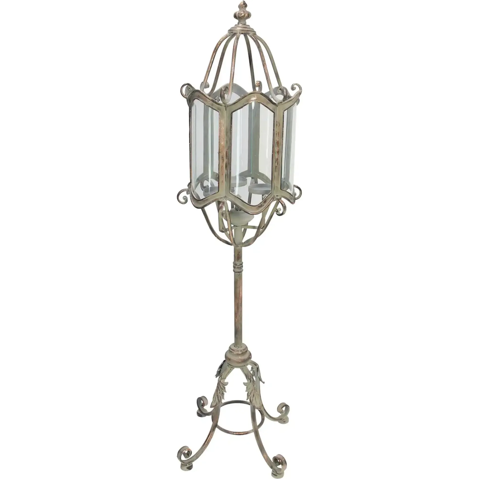 Laternen|Laternen & Co.|Frank Handels GmbH & Co. KG Standlaterne "Shabby-Grey"