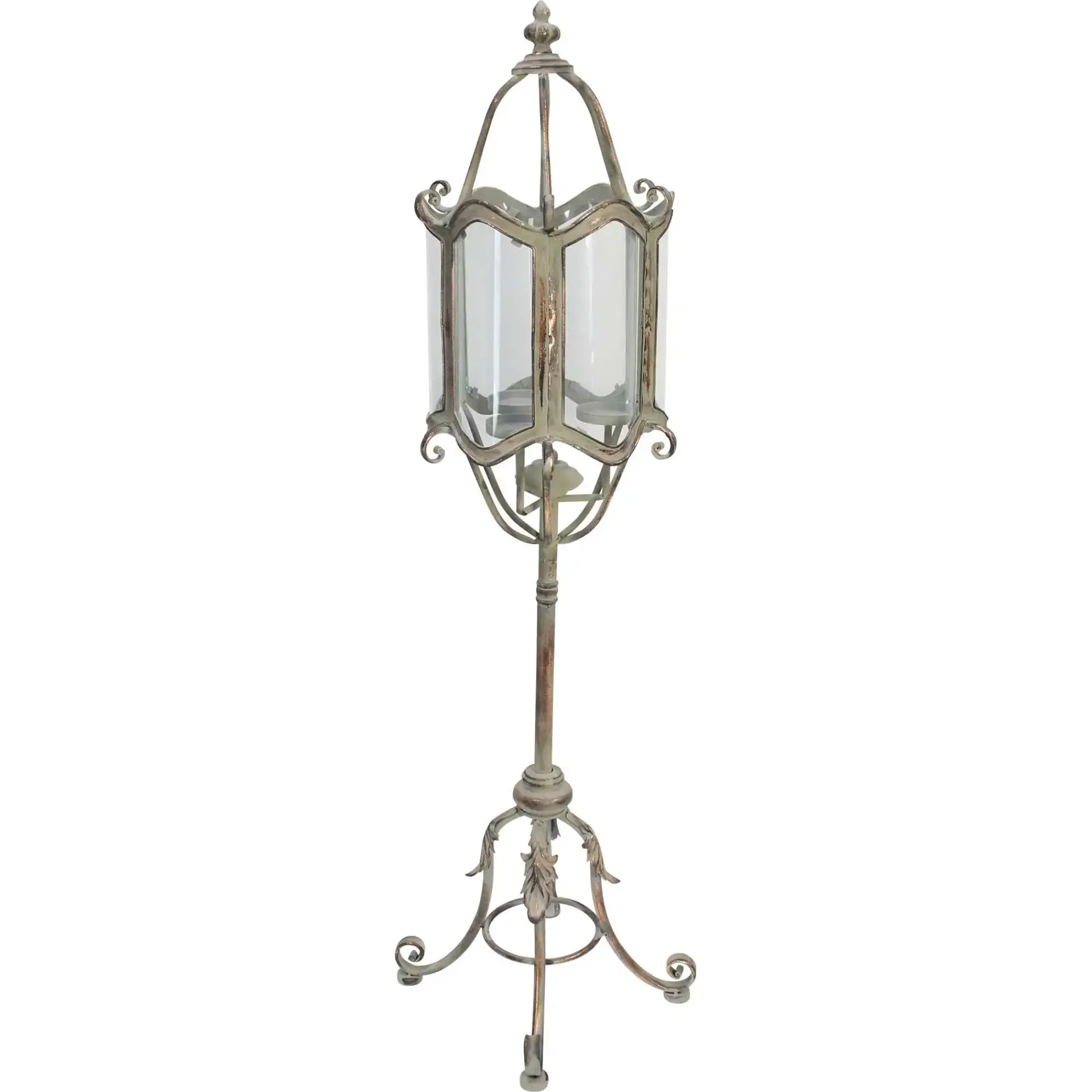 Laternen|Laternen & Co.|Frank Handels GmbH & Co. KG Standlaterne "Shabby-Grey"