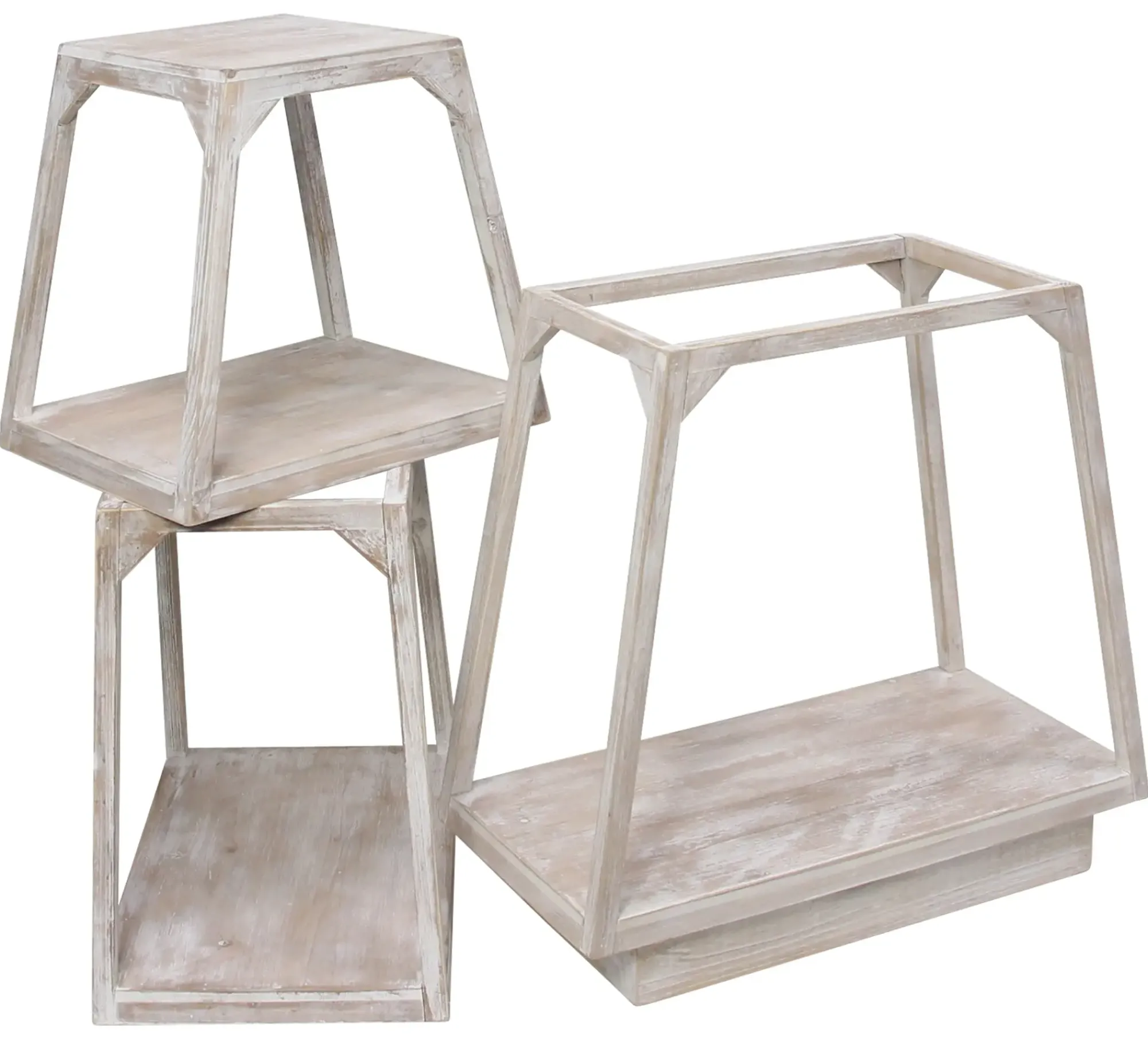 Regale|Wohnzimmer|Frank Handels GmbH & Co. KG Steckregal "Shabby-Brown"