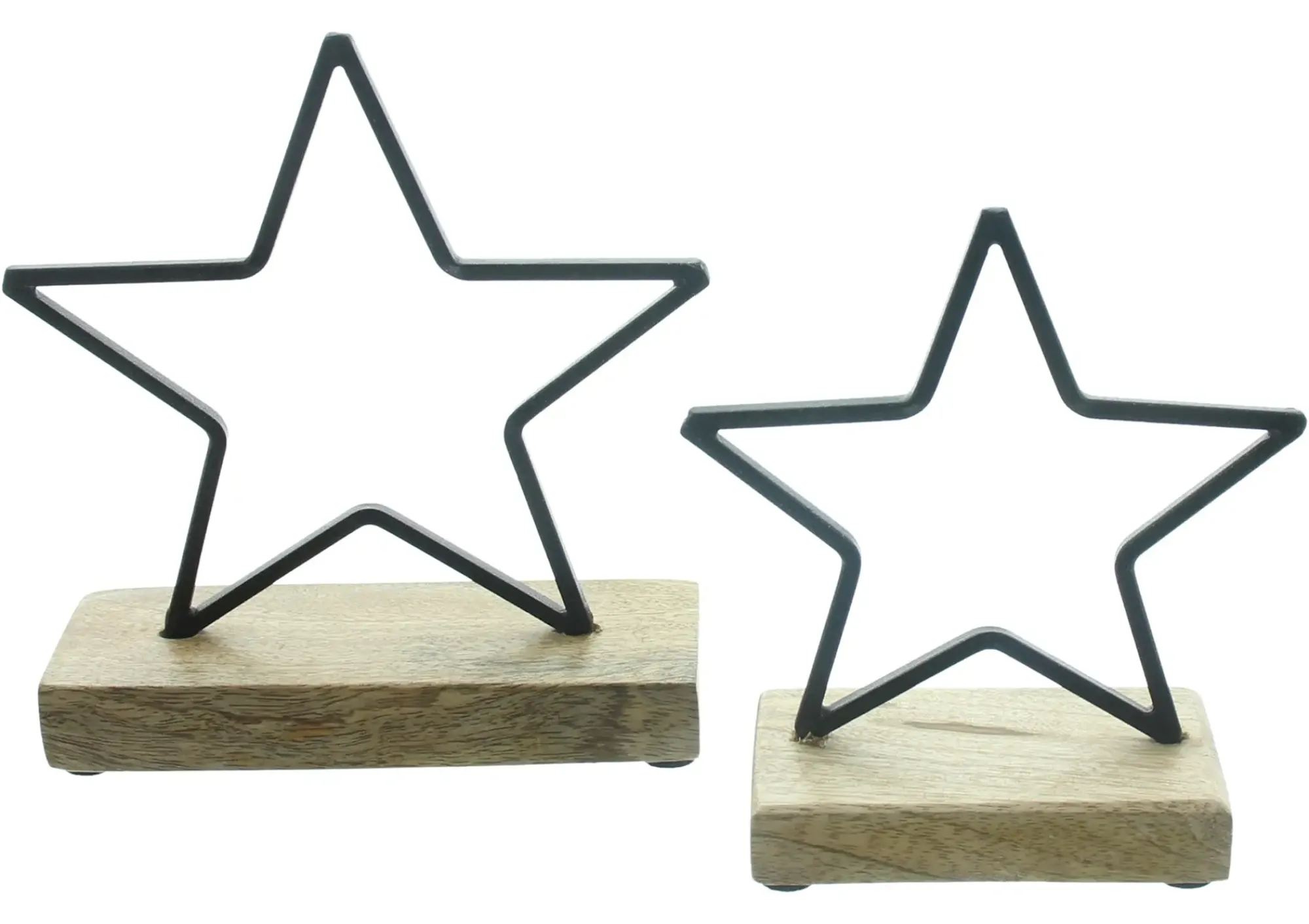 Sterne|Frank Handels GmbH & Co. KG Stern "Black", 2er Set