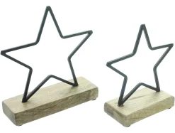 Sterne|Frank Handels GmbH & Co. KG Stern "Black", 2er Set
