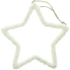 Dekohänger|Baumschmuck|Frank Handels GmbH & Co. KG Stern-Hänger "Cozy White", 4er Set