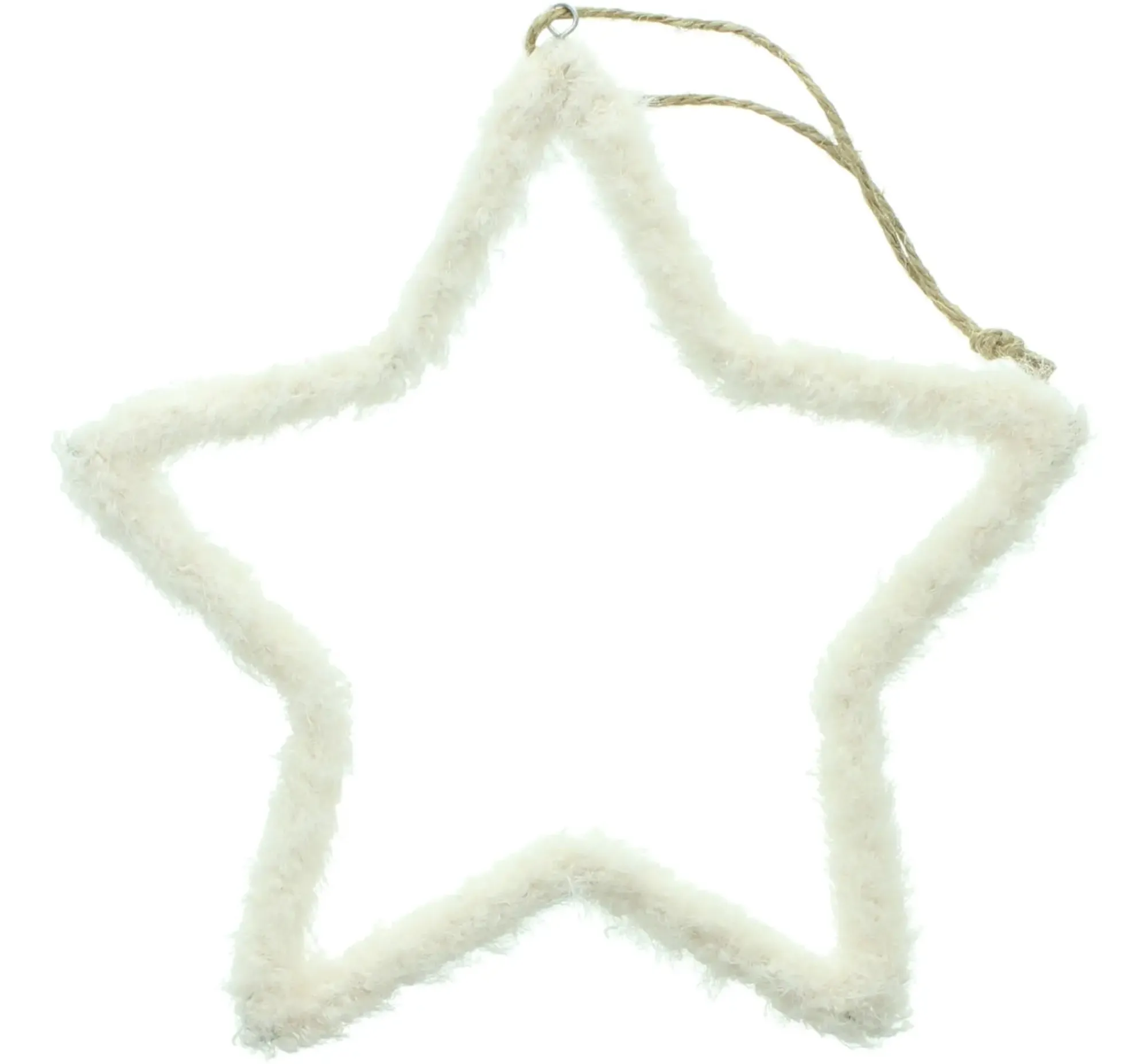 Dekohänger|Baumschmuck|Frank Handels GmbH & Co. KG Stern-Hänger "Cozy White", 4er Set