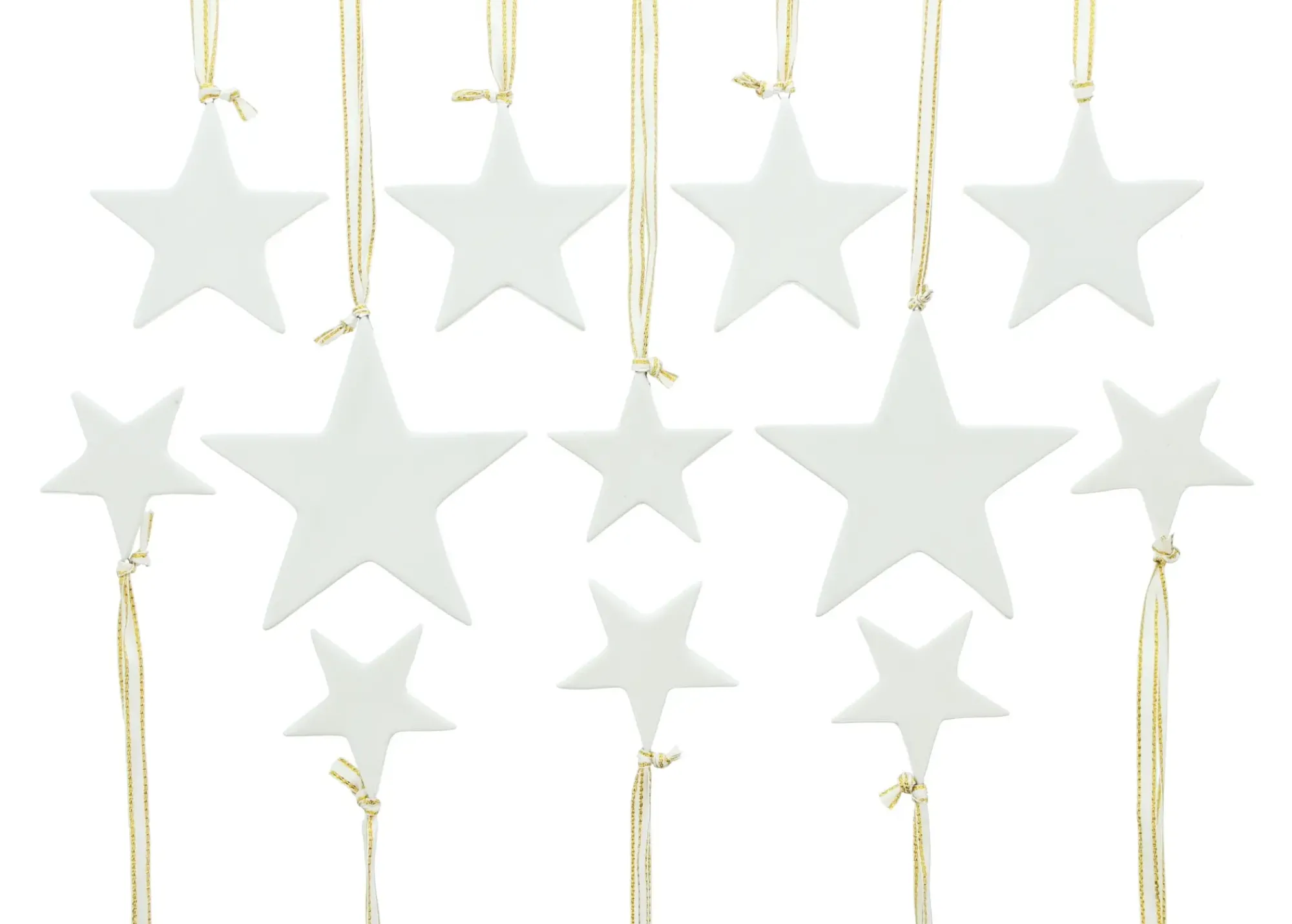 Baumschmuck|Sterne|Frank Handels GmbH & Co. KG Sternhänger, 12er Set