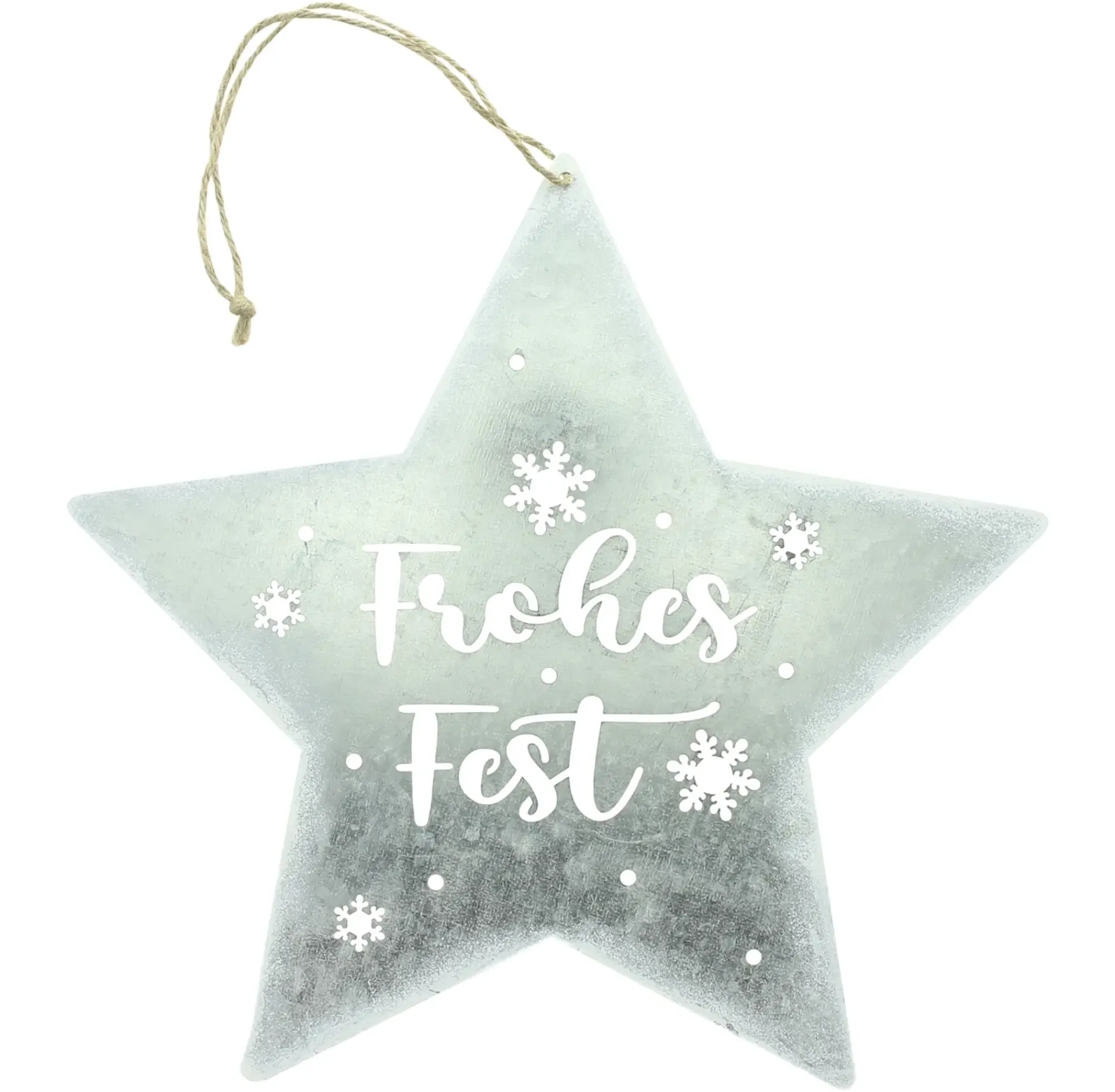 Dekohänger|Hänger|Frank Handels GmbH & Co. KG Sternhänger "Frohes Fest"