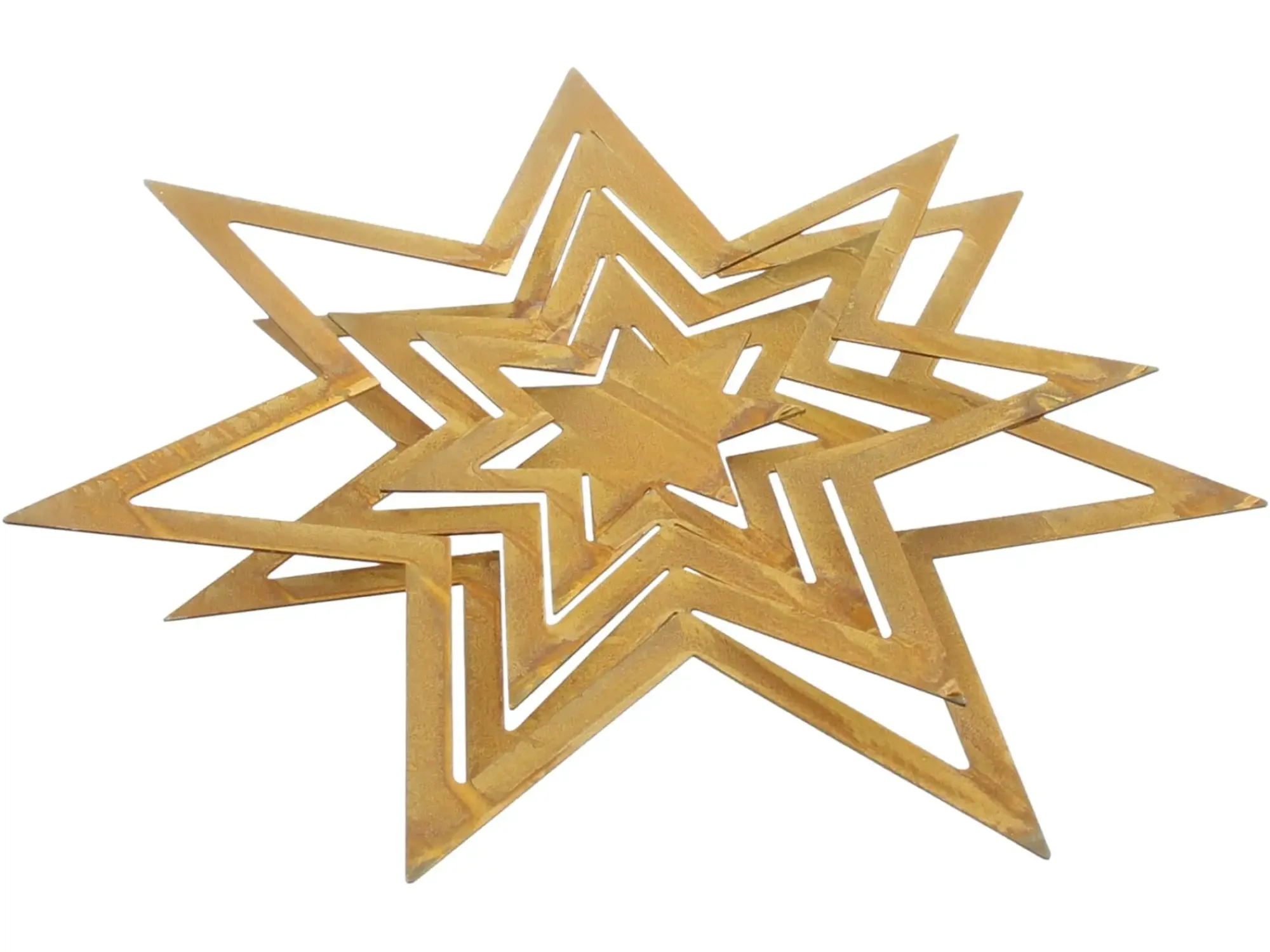 Dekohänger|Baumschmuck|Frank Handels GmbH & Co. KG Sternhänger "Rost"