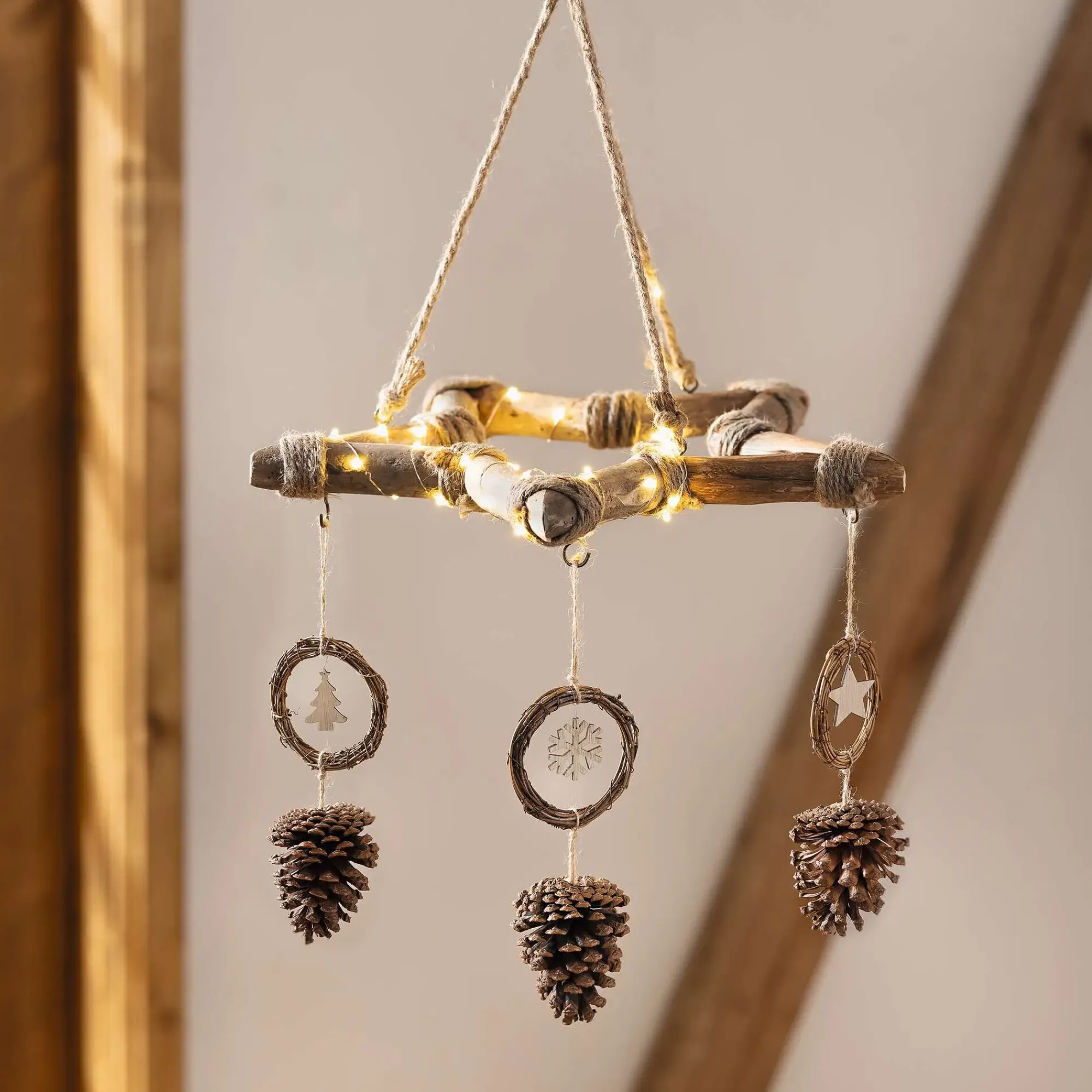 Dekohänger|Sterne|Frank Handels GmbH & Co. KG Sternhänger "Shabby-Chic"
