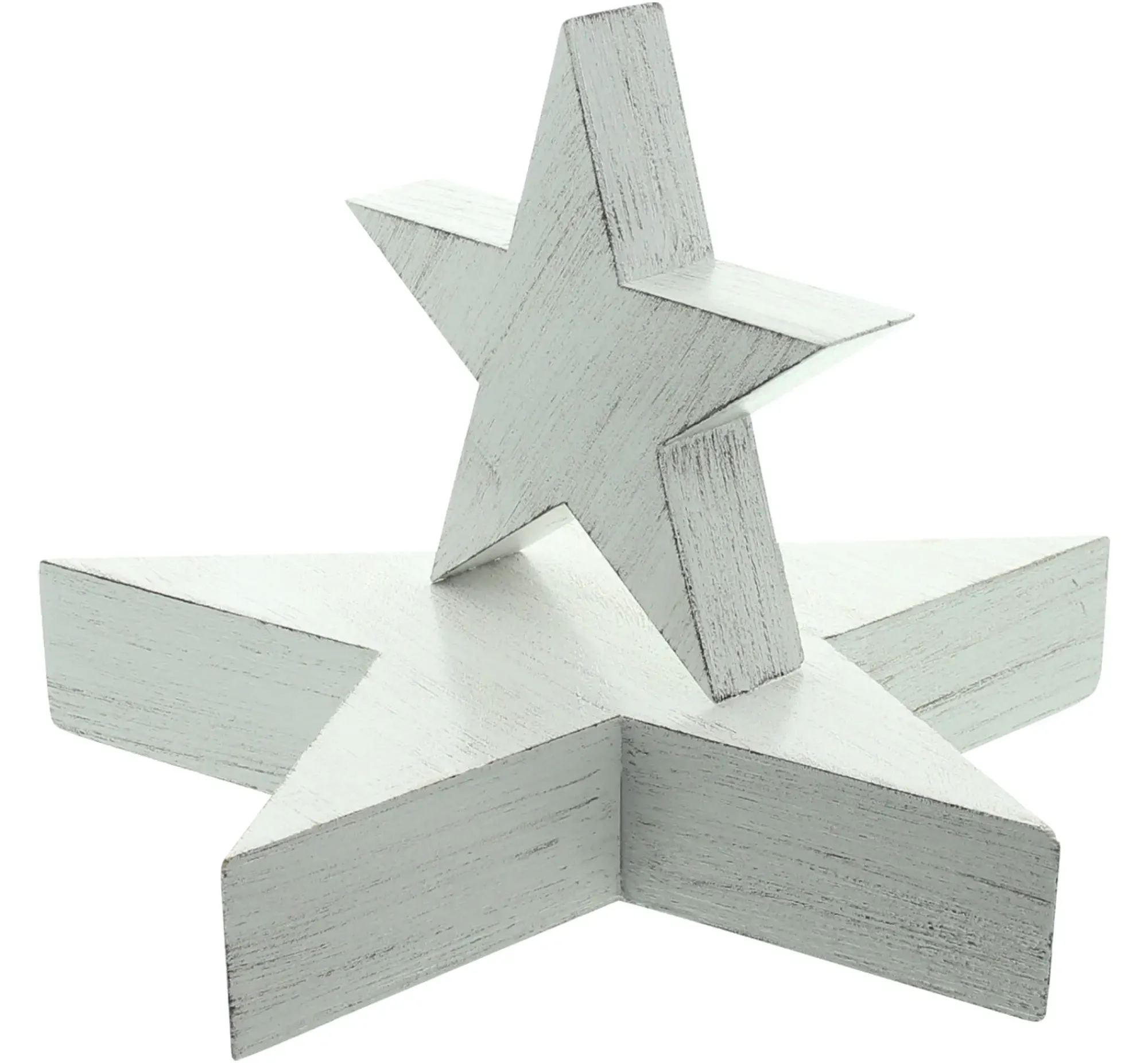 Sterne|Frank Handels GmbH & Co. KG Stern "Whitewashed", 2er Set